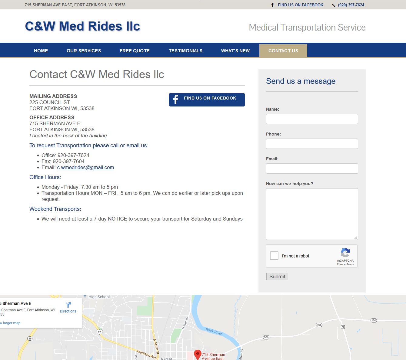 C&W Med Rides LLC