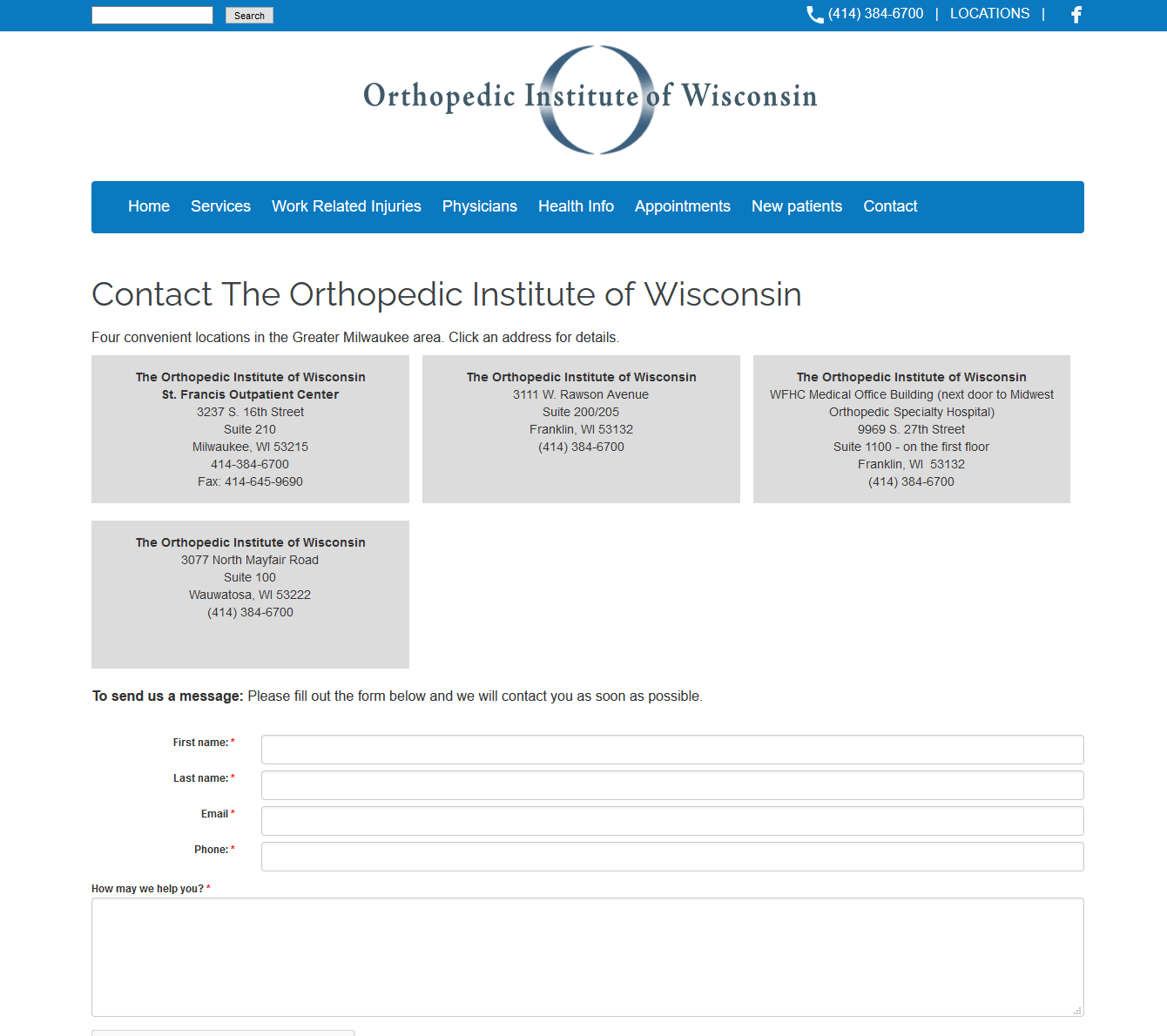 Orthopedic Institute of Wisconsin