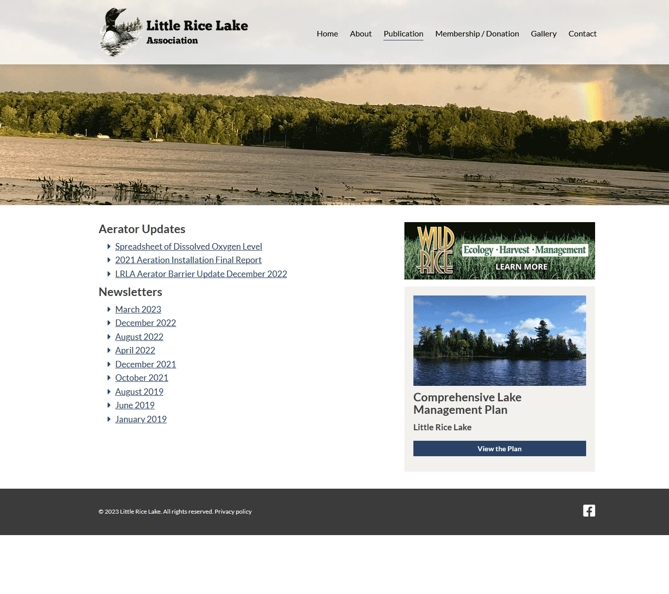 Little Rice Lake Association