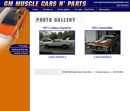 GM Muscle Cars N' Parts